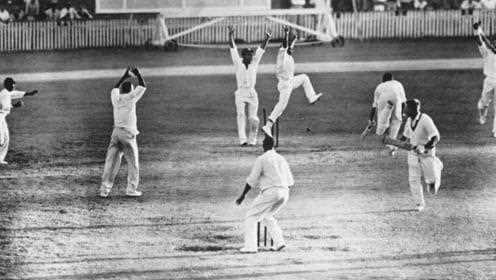 When was the first cricket test match played?