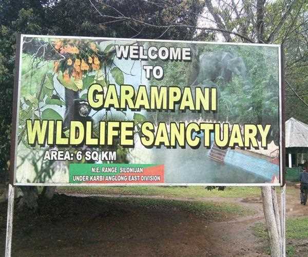 Garampani Sanctuary is located in which part of India?