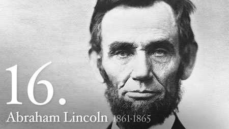During which years did Abraham Lincoln serve as President?