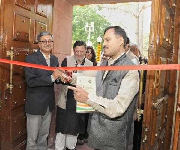 The secretary of Union Ministry of Culture recently inaugurated an exhibition 