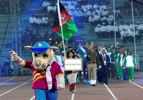 What is the mascot of the 2016 South Asian Games?