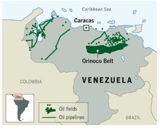 Which country has the world’s one-fourth oil reserve?