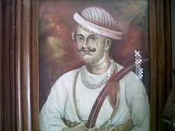  Who was the adopted son of the last Peshwa Baji Rao II?