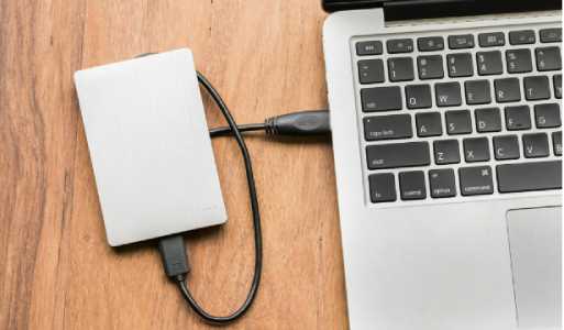 What if your laptop is not recognizing a connected external hard drive?