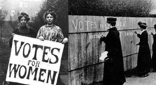 How were women expected to bring about change in society in the early 1800s?