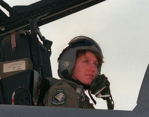 Who is the 1st US Female Fighter Pilot?
