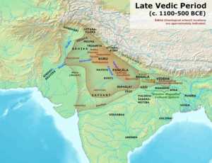 In which of the following regions of the Indian subcontinent was Rigveda Samhita composed?