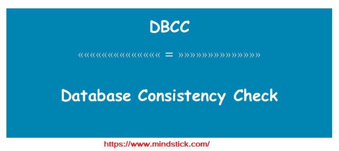 What is the DBCC command and why it is used?