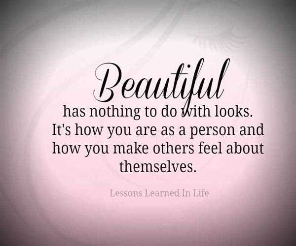 What do you think makes a person beautiful?