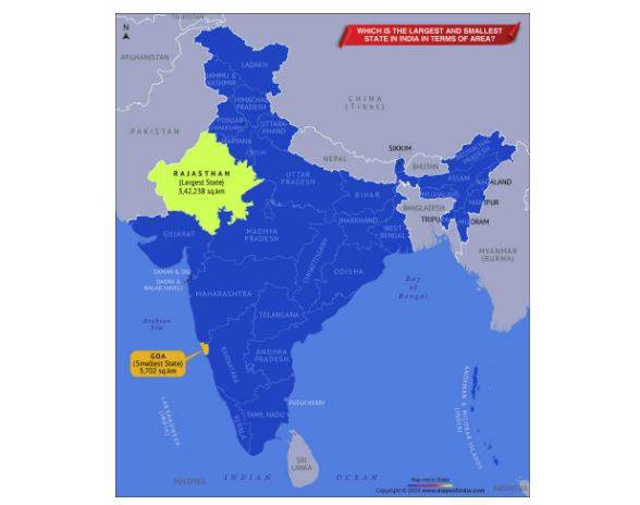 which is the largest state of india