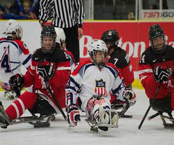 What sport is an adoption of ice hockey ?