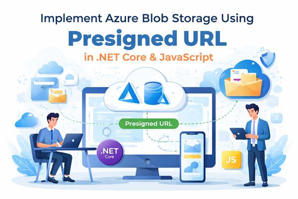 Implement Azure Blob Storage Using Presigned URL in .NET Core and JavaScript